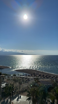 First picture from the balcony as soon as we checked in