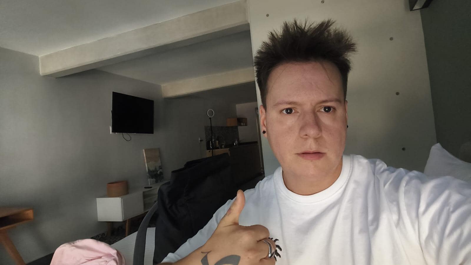 Llegando al departamento 