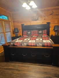 Master bedroom. Main floor