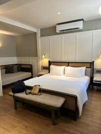 Room E, right next to the pool