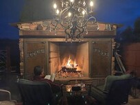 Spent our evenings by the fire listening to the coyotes and looking at the stars.