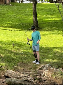 dad catching his 5th fish