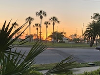 Sunset from the porch.