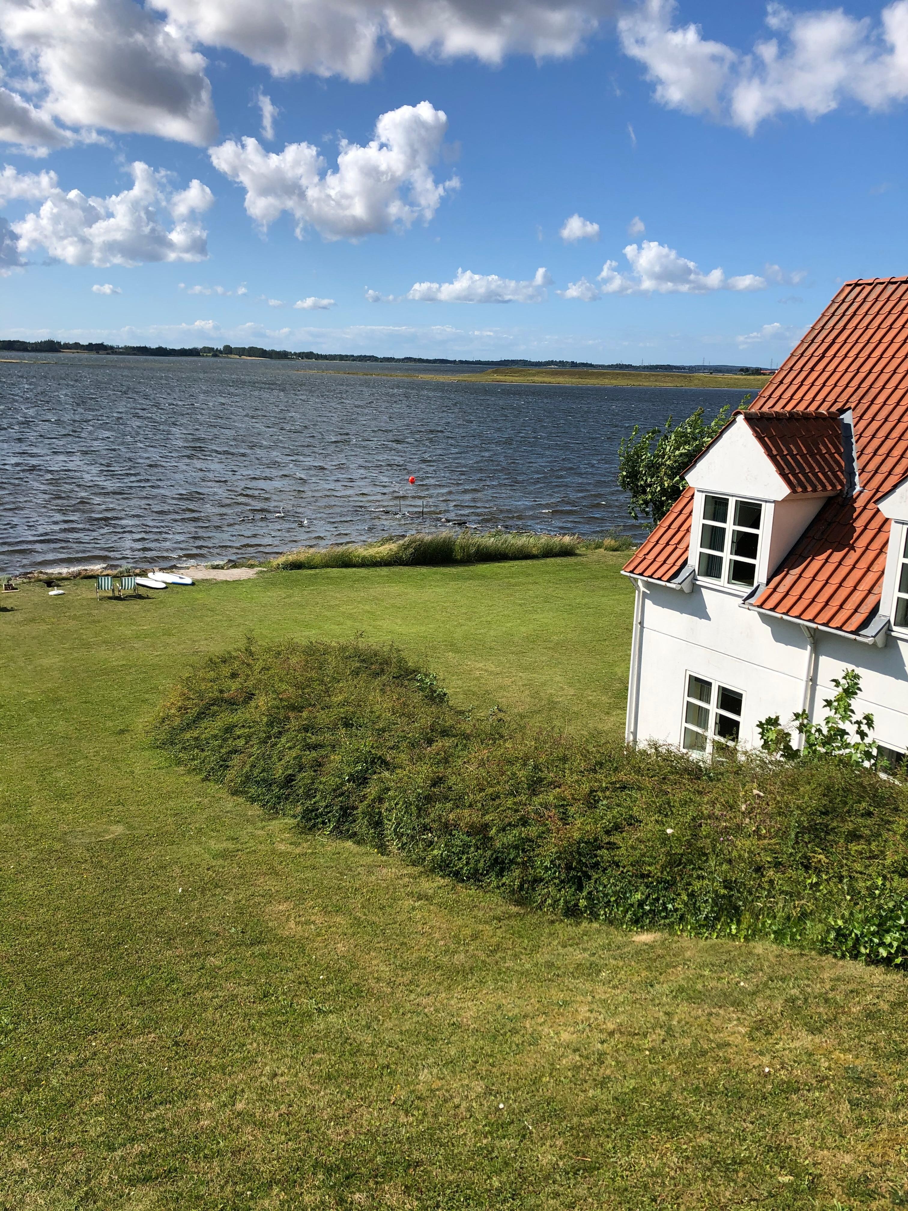 Utsikt fra restauranten. 