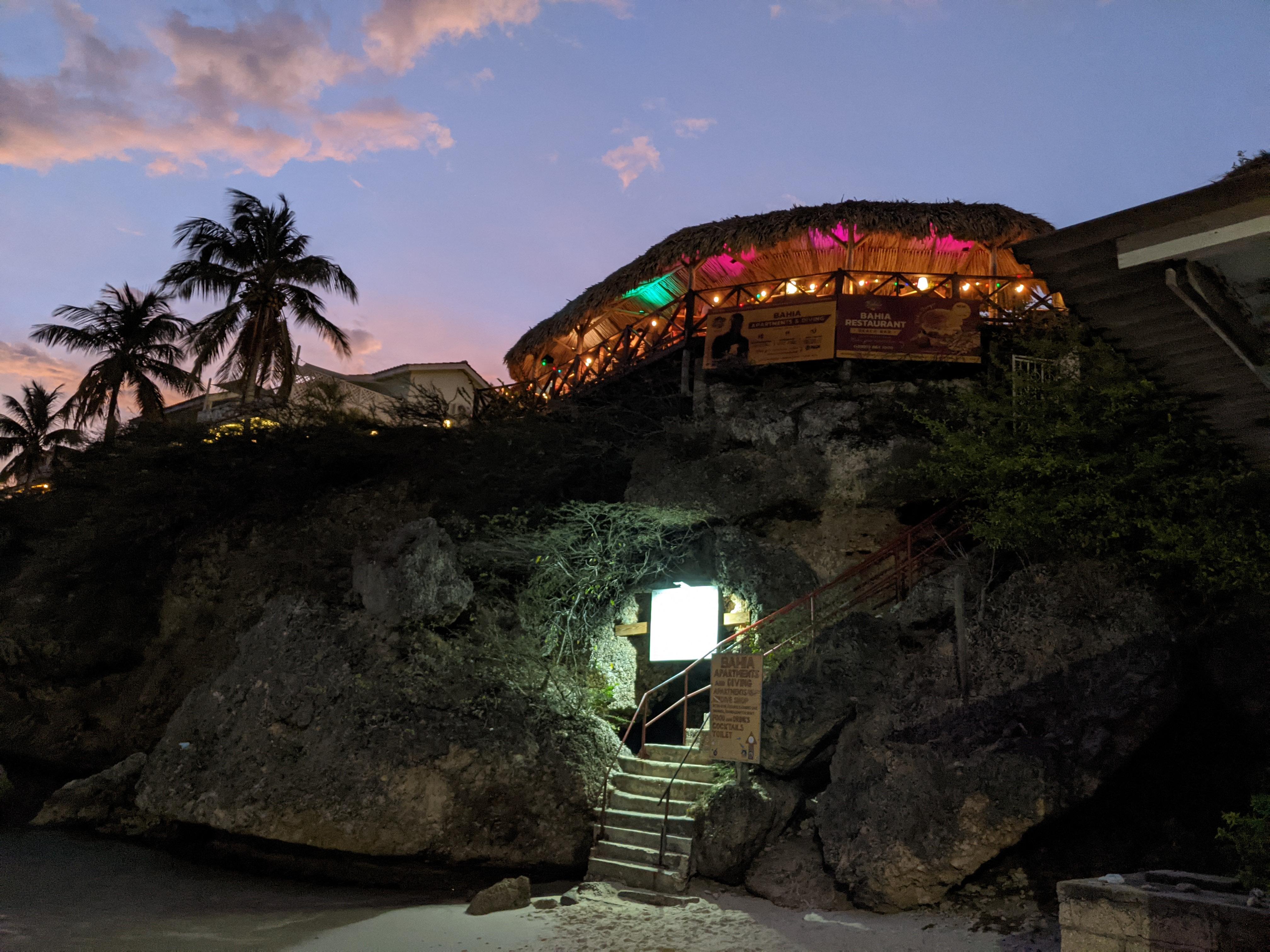 View of Bahia restaurant