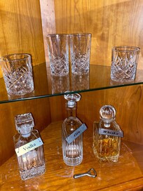 Fin minibar var med i prisen.