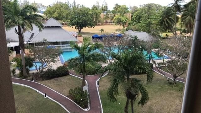 View from the stairs on the 5th floor