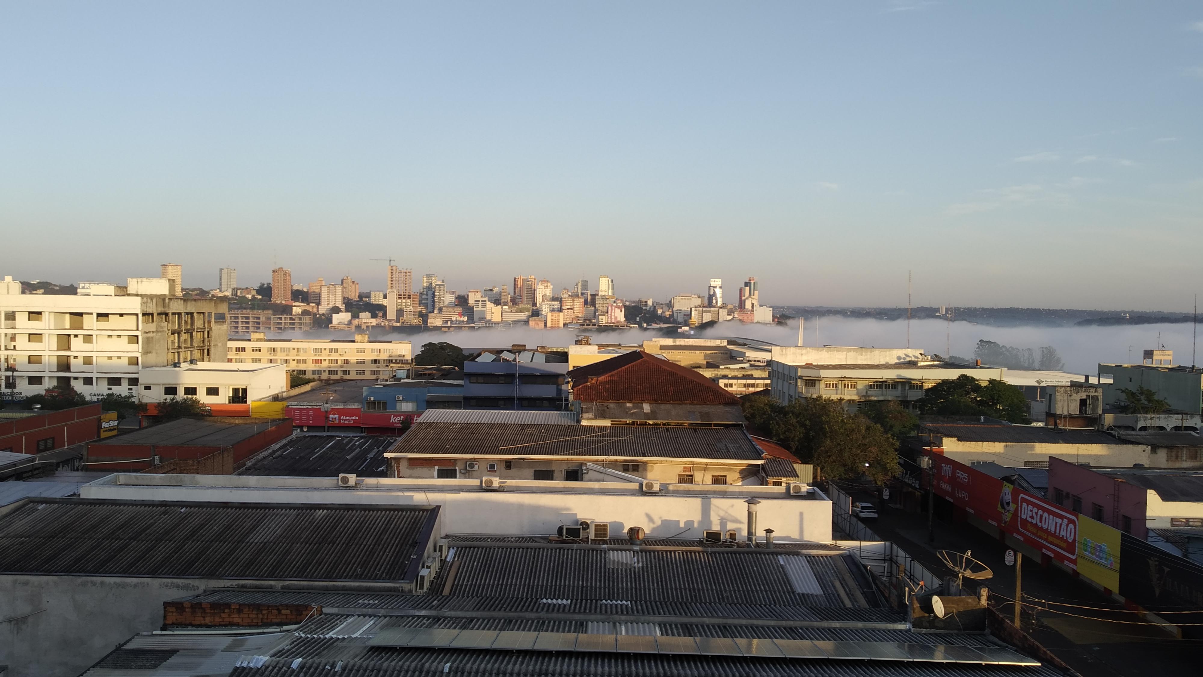 Vista da Cidad del este do nosso quarto.