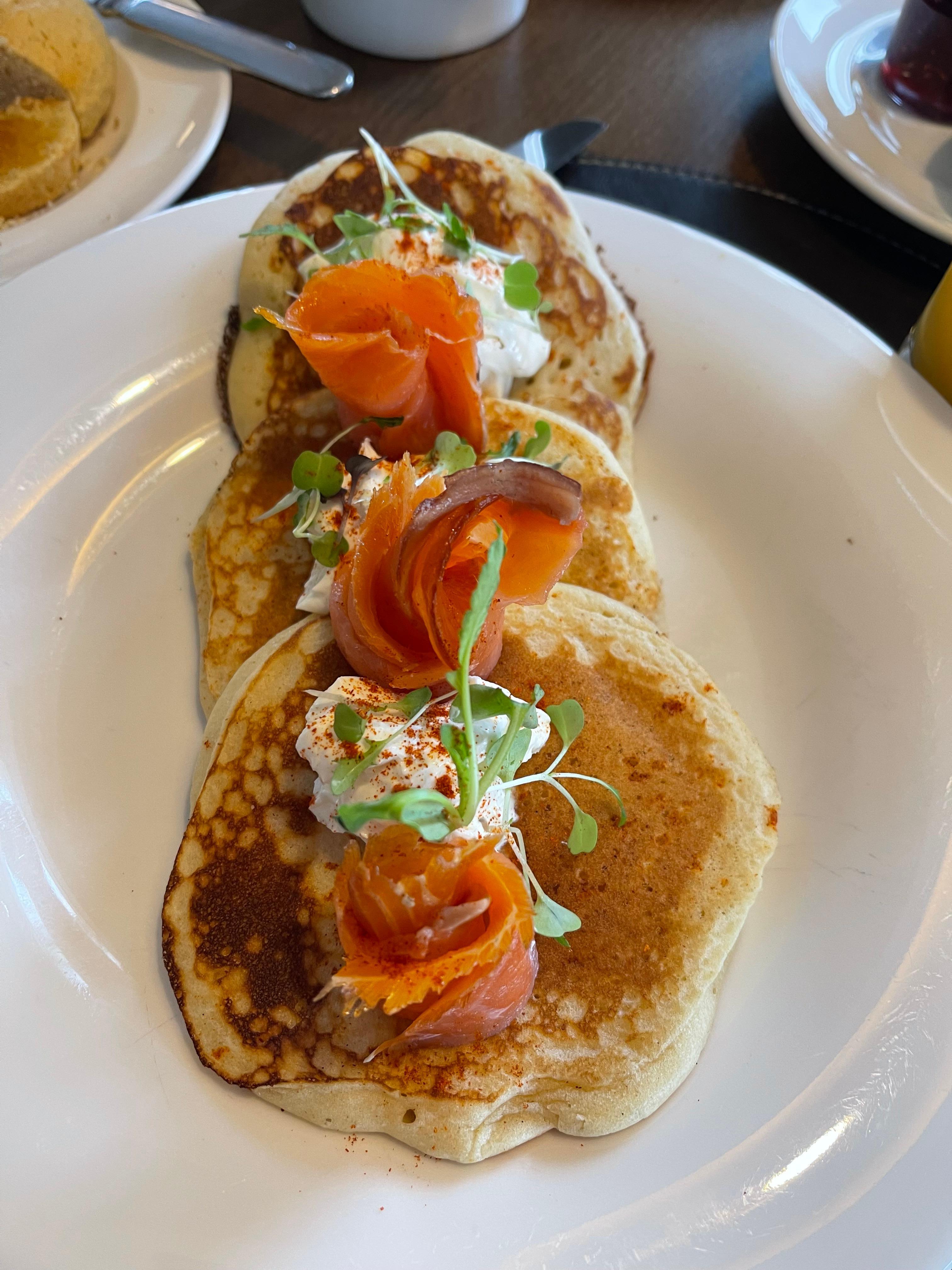 Breakfast blini