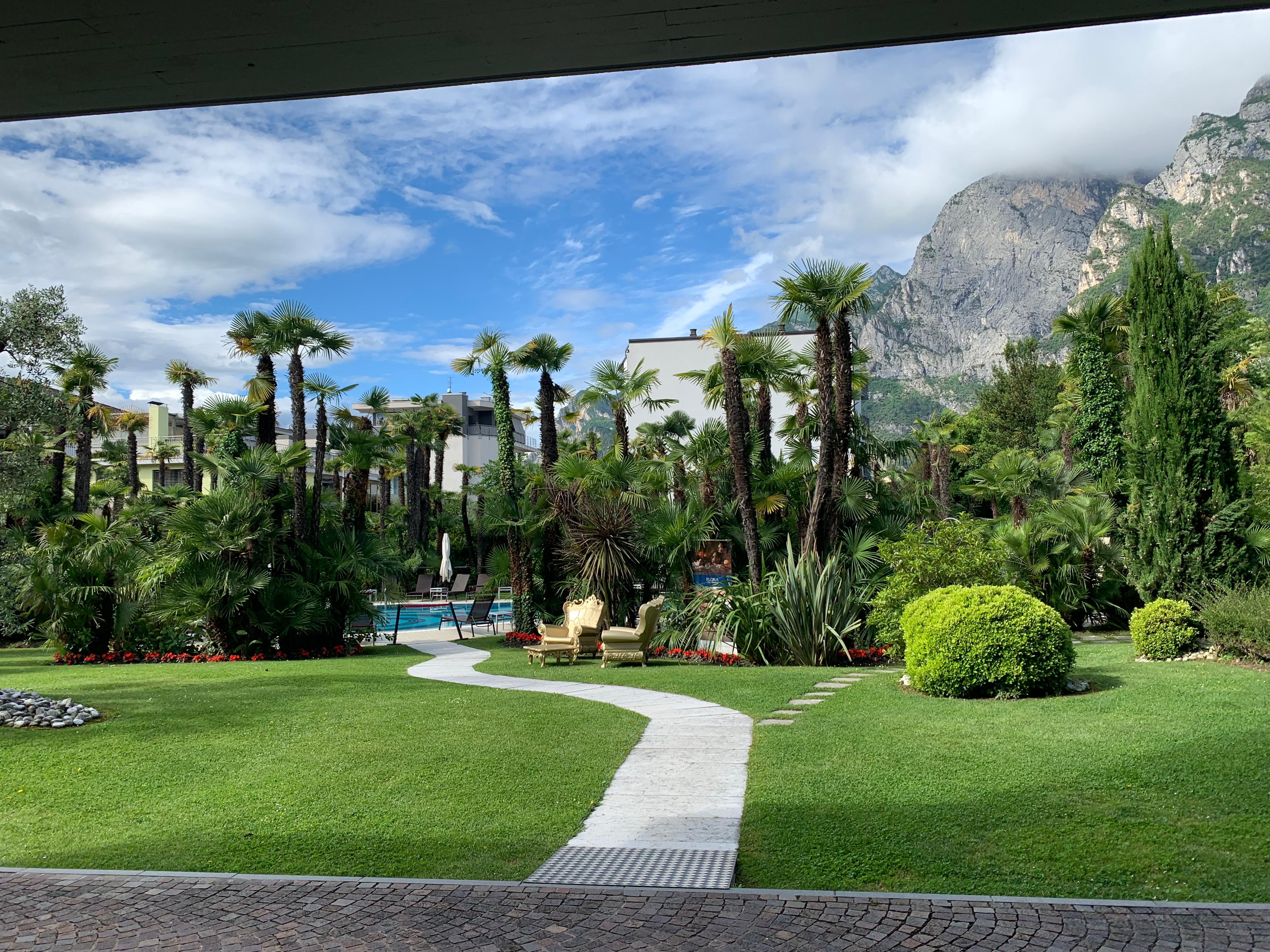 View from breakfast terrace