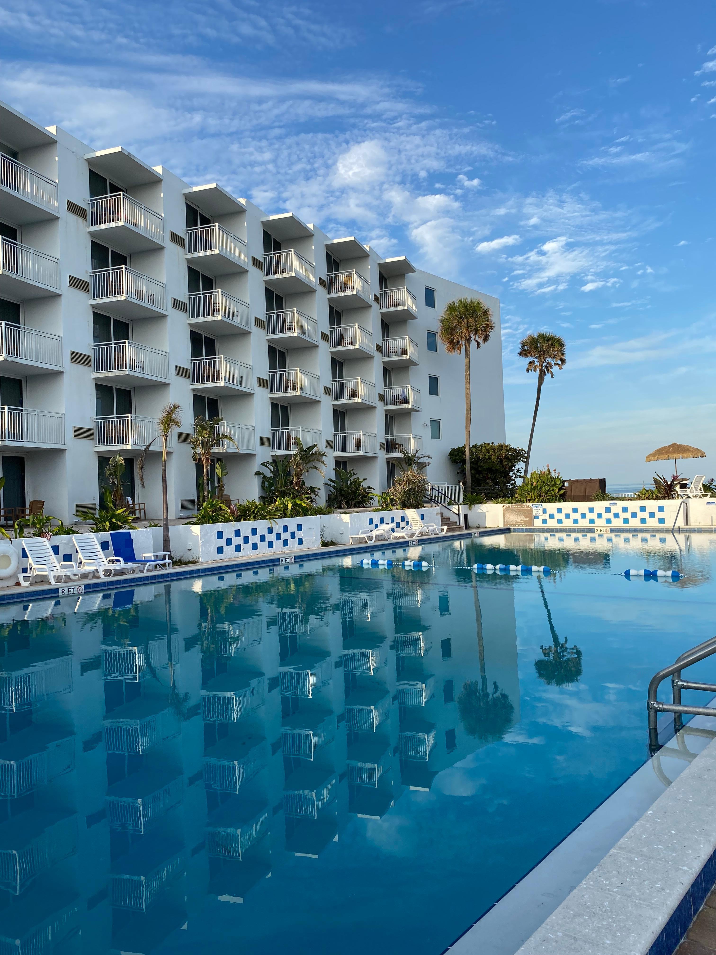 Hotel and pool