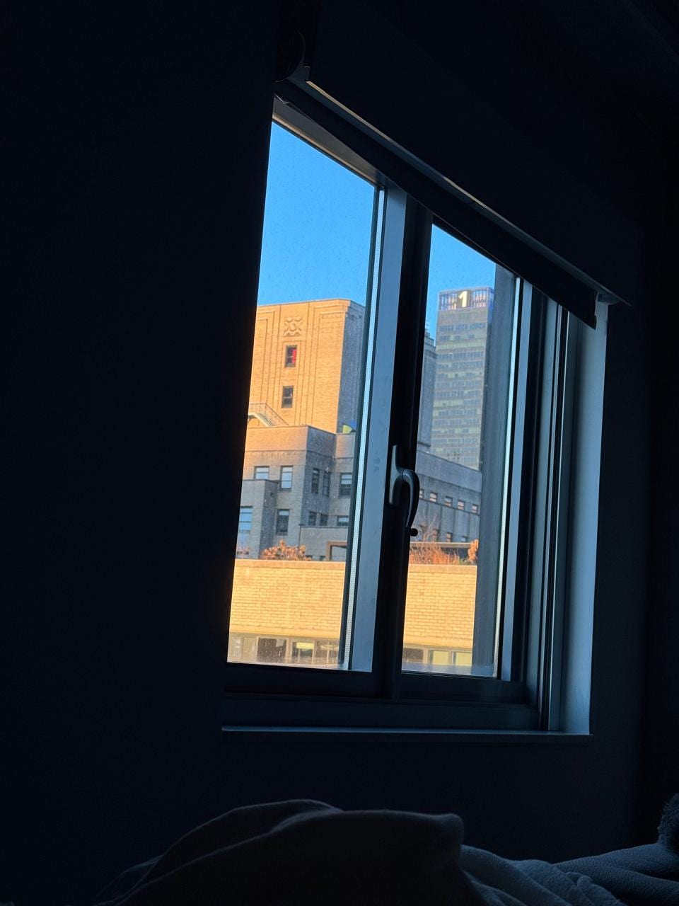 vista da janela, abaixo da pra ver a macy's biggest store