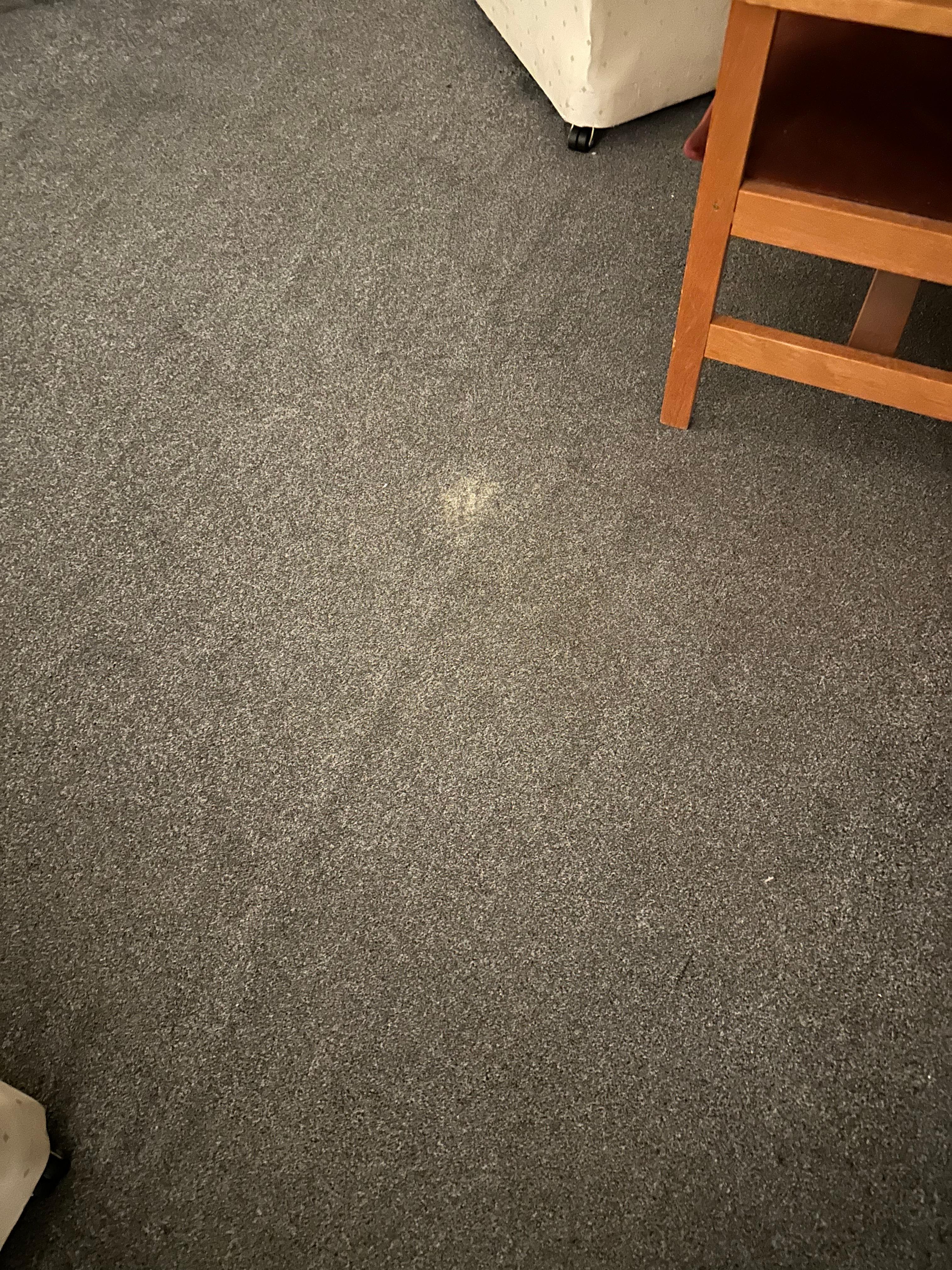 Marks on carpet 