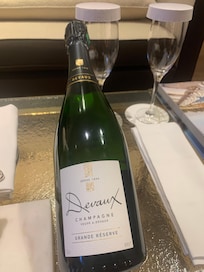 Bottle of champagne to celebrate our anniversary