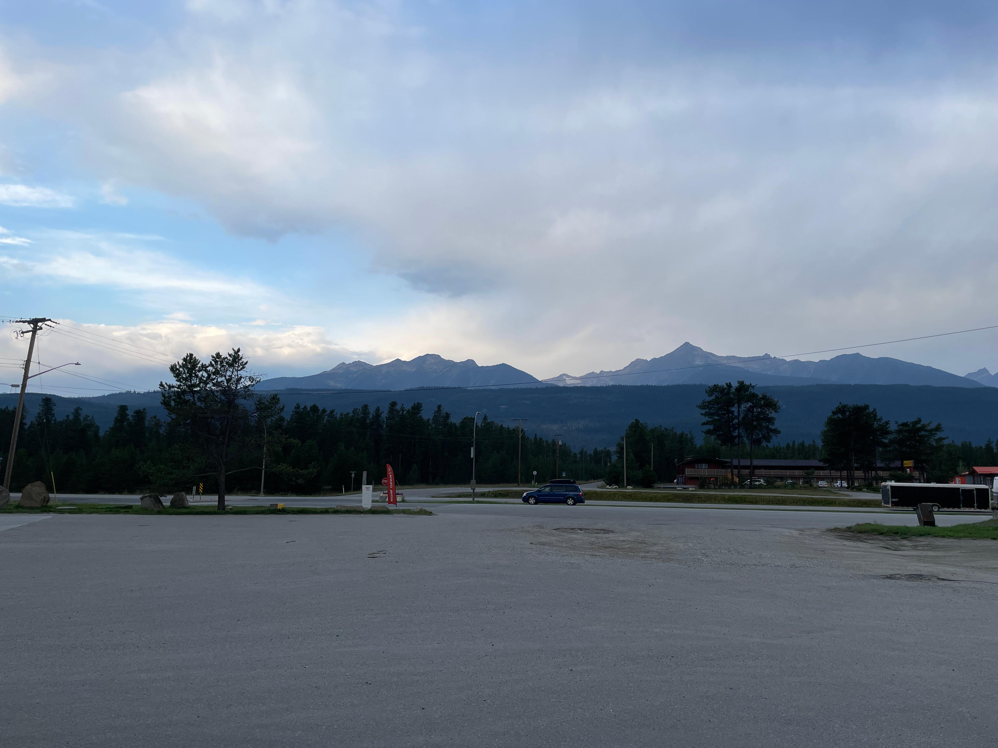 These are the mountains that can be seen from our window. This picture is not from the hotel.