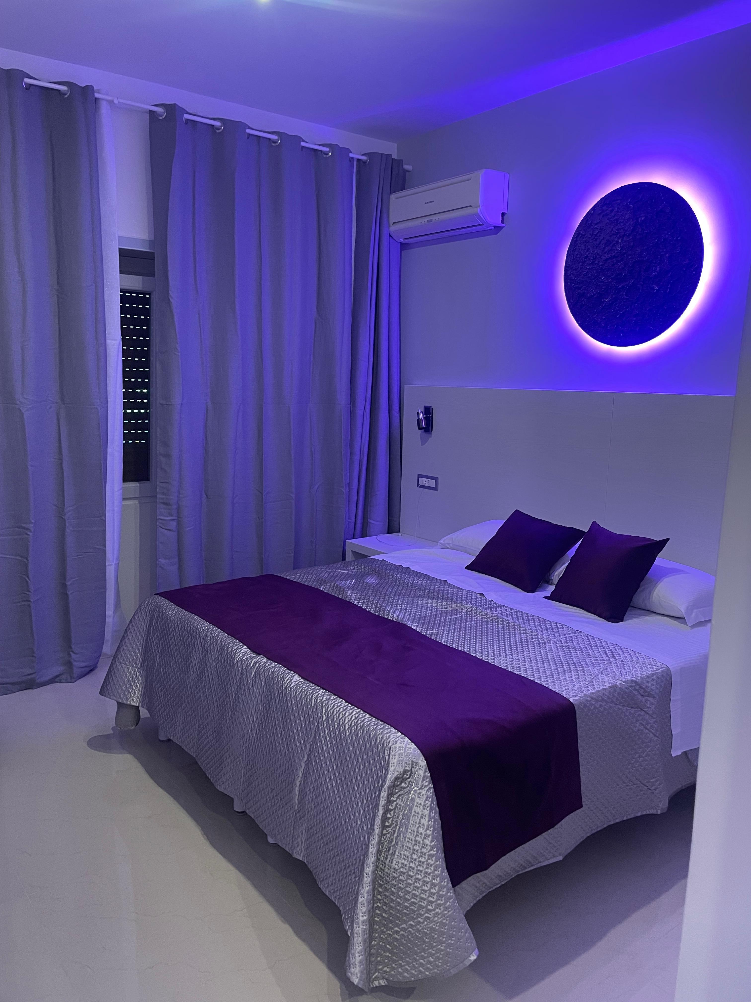 The purple moon room