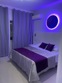 The purple moon room