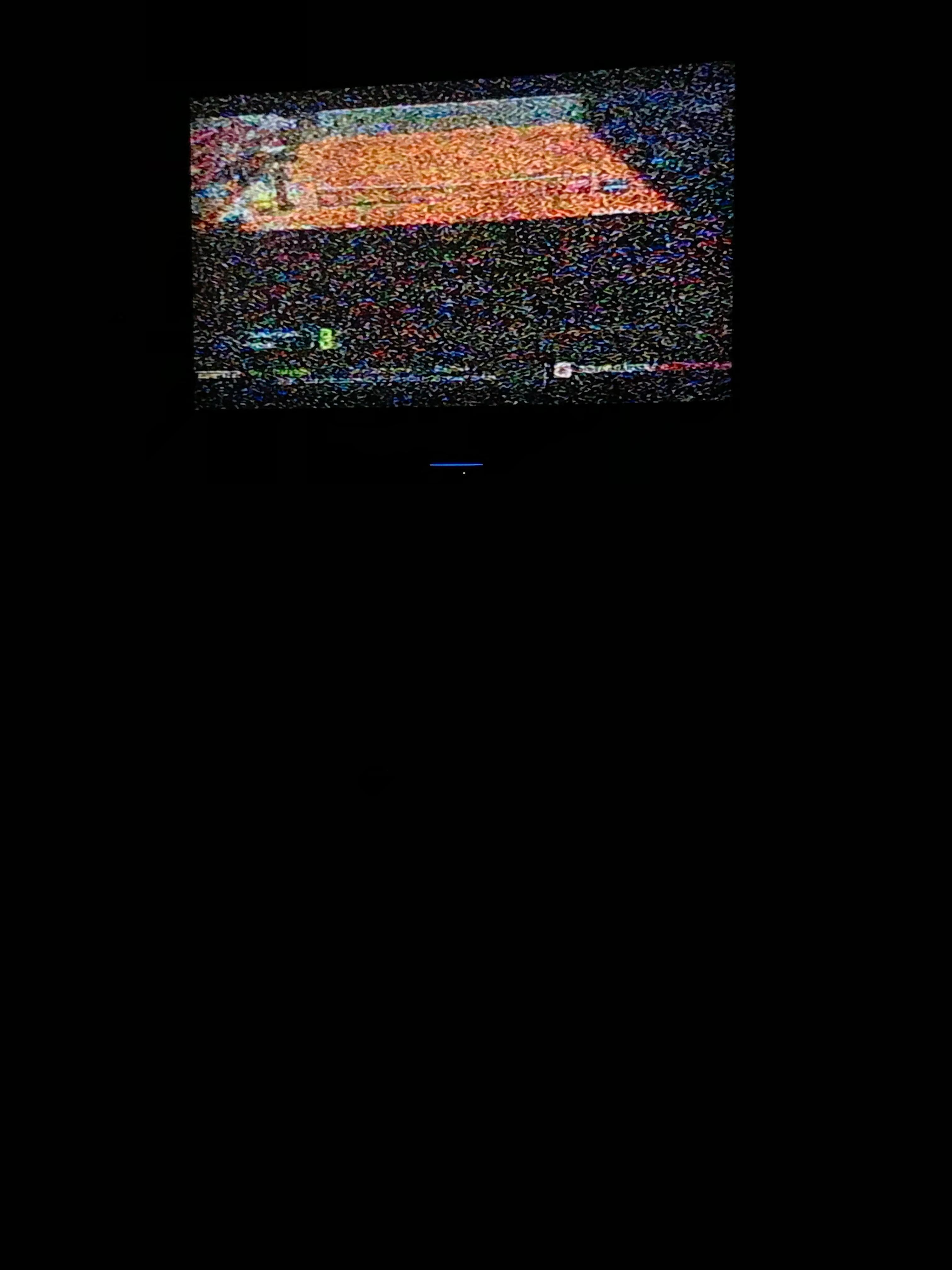TV so old picture almost gone