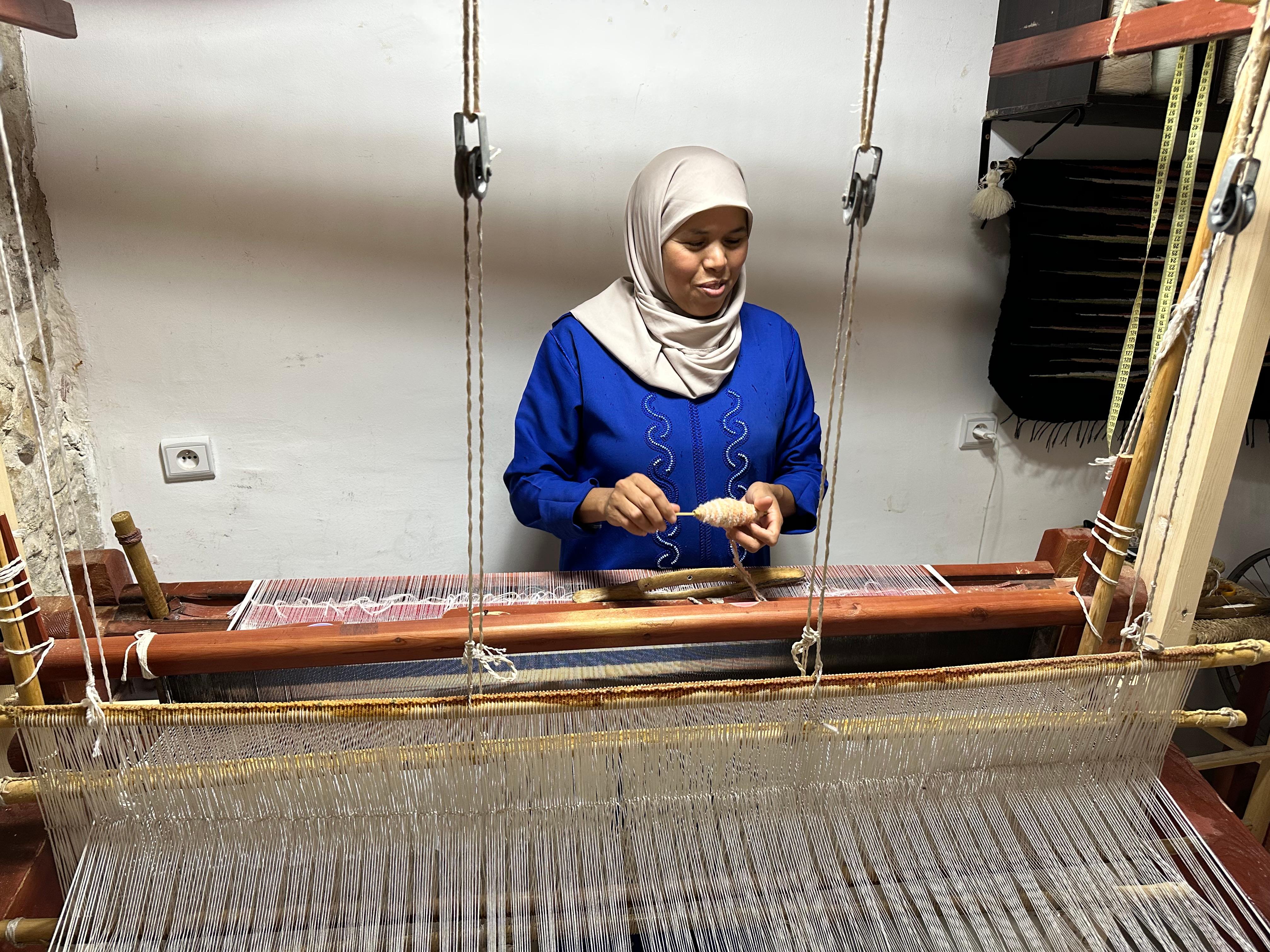 Berber weaving