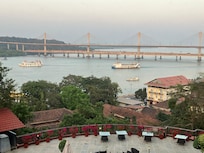 From a river view room.