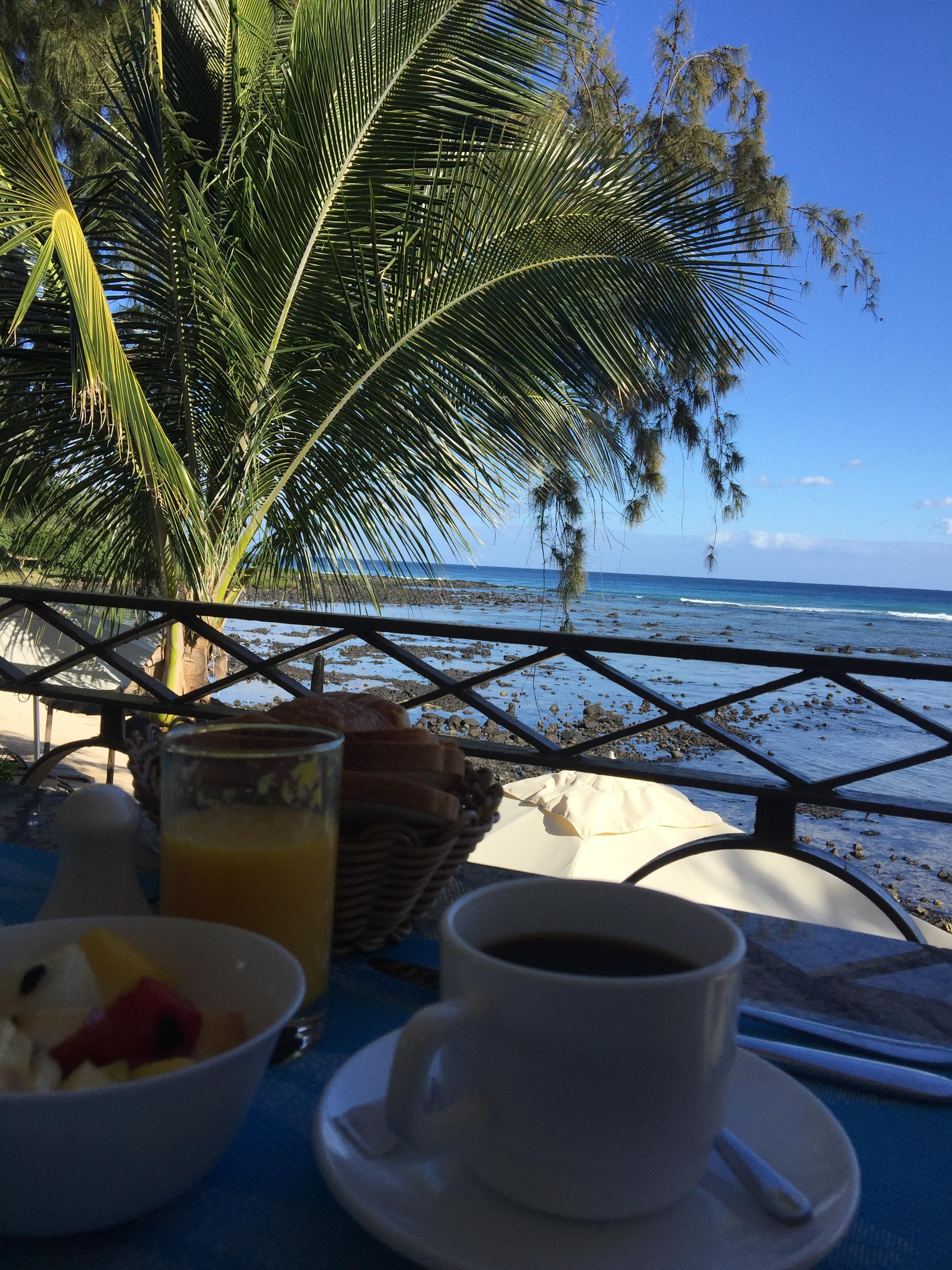 Breakfast view from restaurant