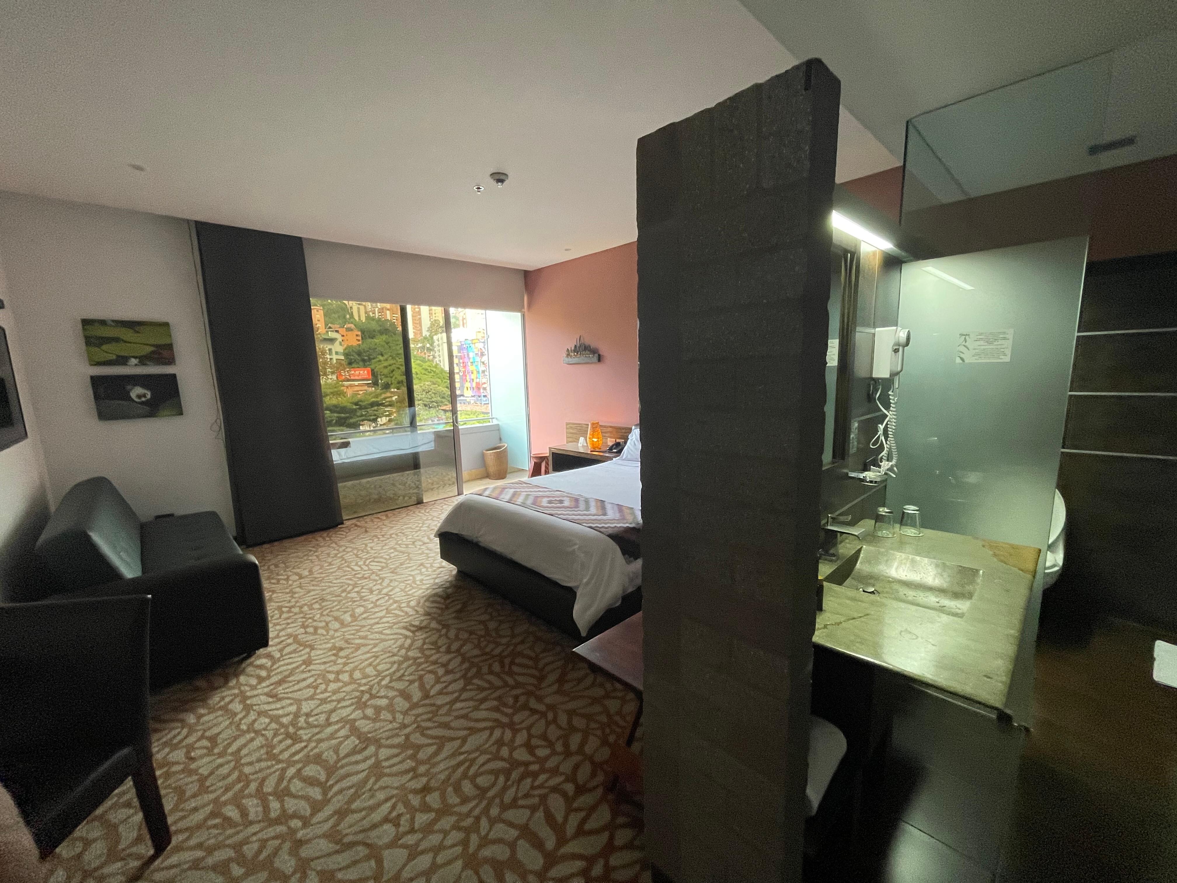 Room with balcony. Great view!