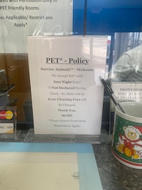 Pet notice!