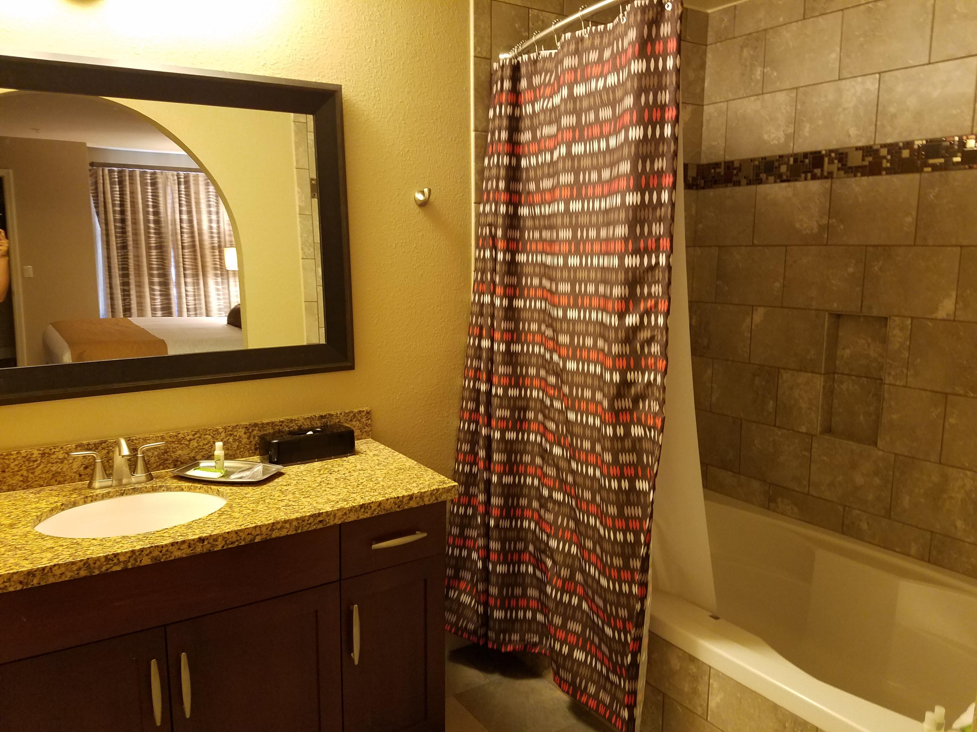 Master bed bathroom