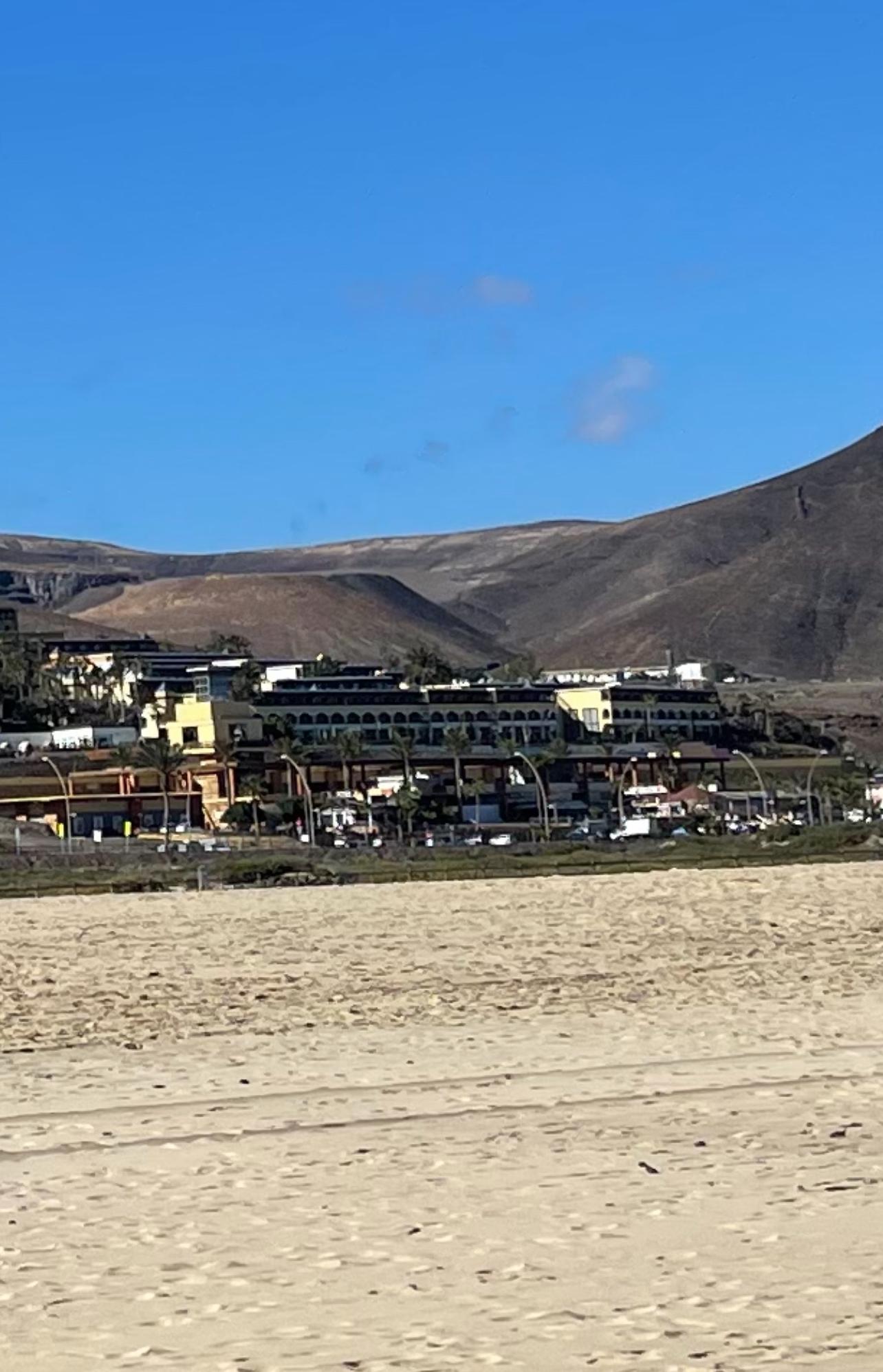 Hotel from the beach