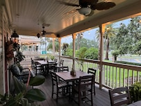 The veranda, where we enjoyed our breakfast.