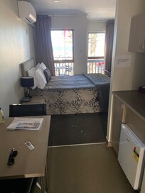 Blick auf den Balkon