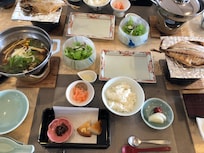 Breakfast. It was only us in the dining room.