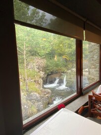 Vista lateral desde el restaurante del hotel