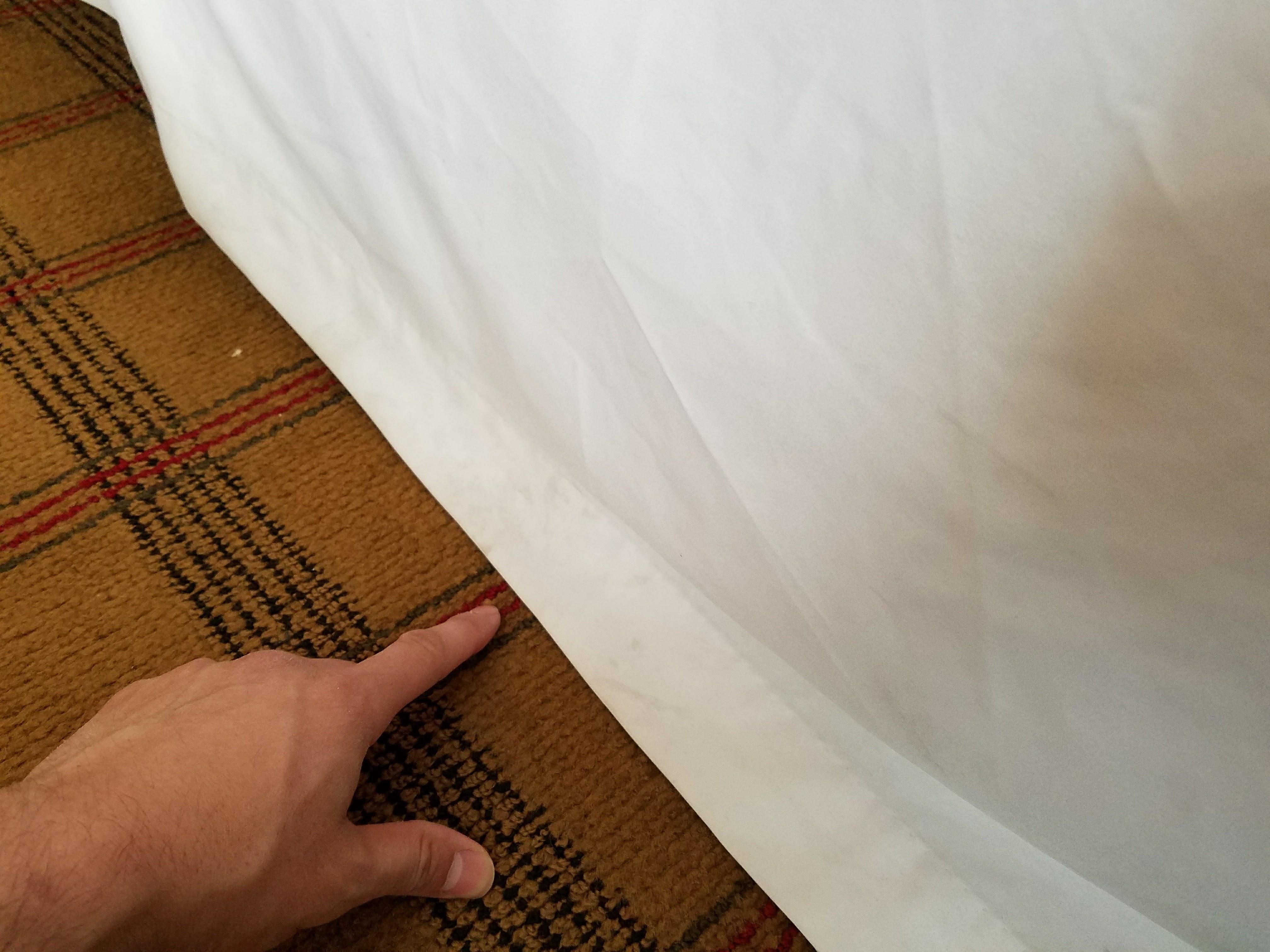 stained sheets