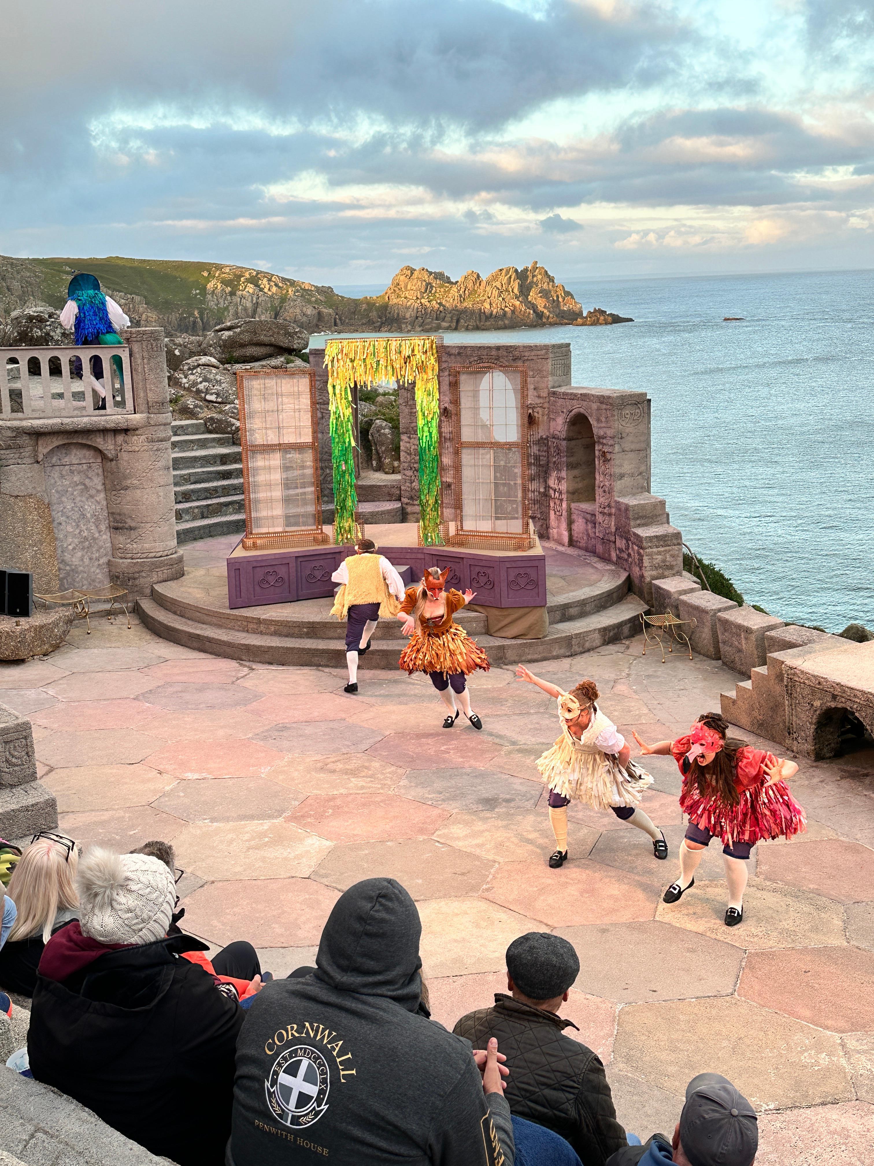 LOVE RIOT, play at the Minack Theatre.