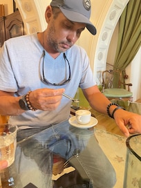 We were welcomed with a delicious coffee
