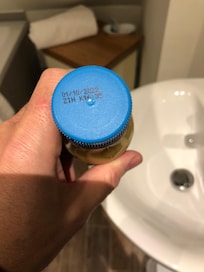 Given a bottle of orange which was out of date.