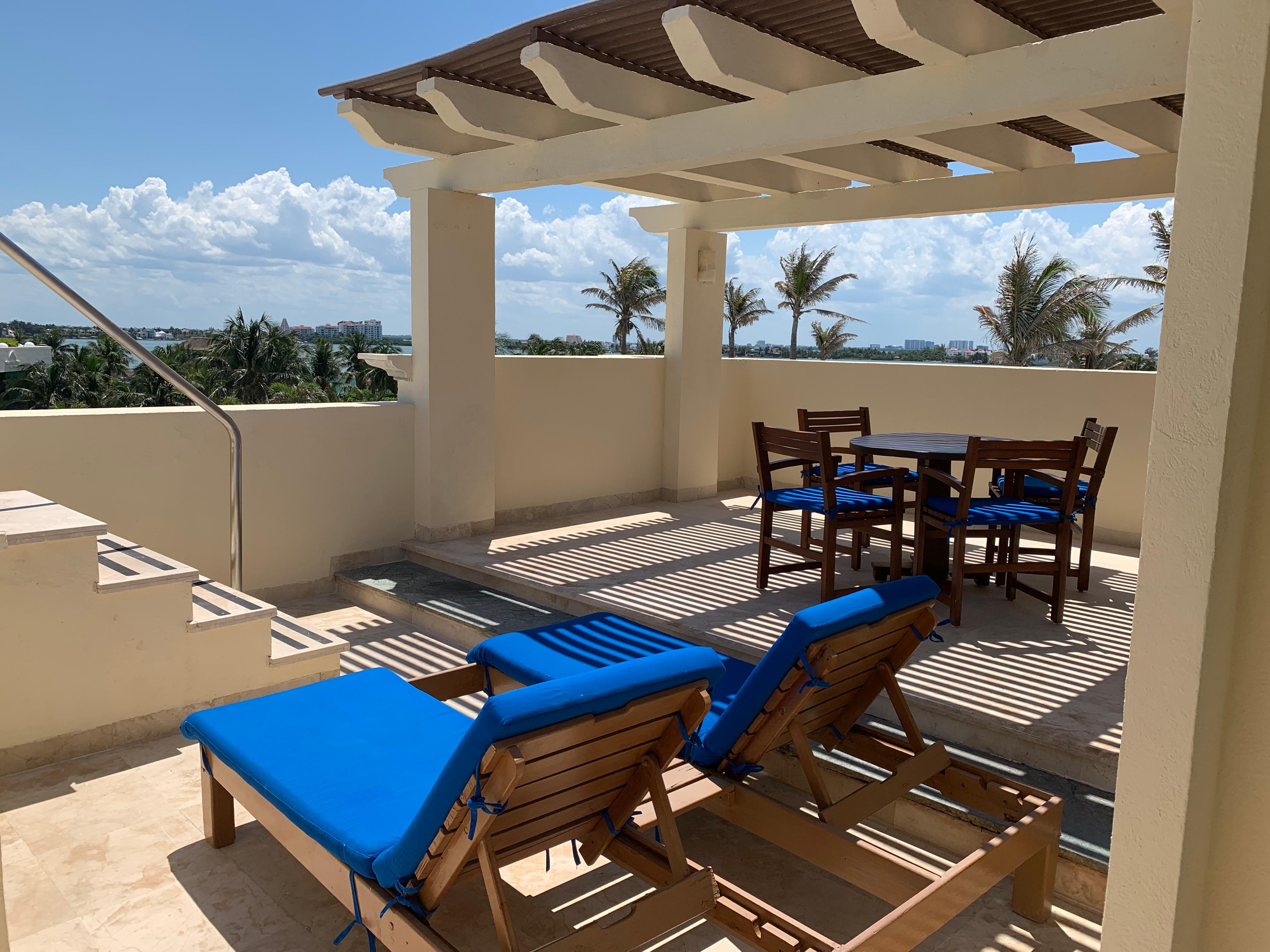 Back terrace