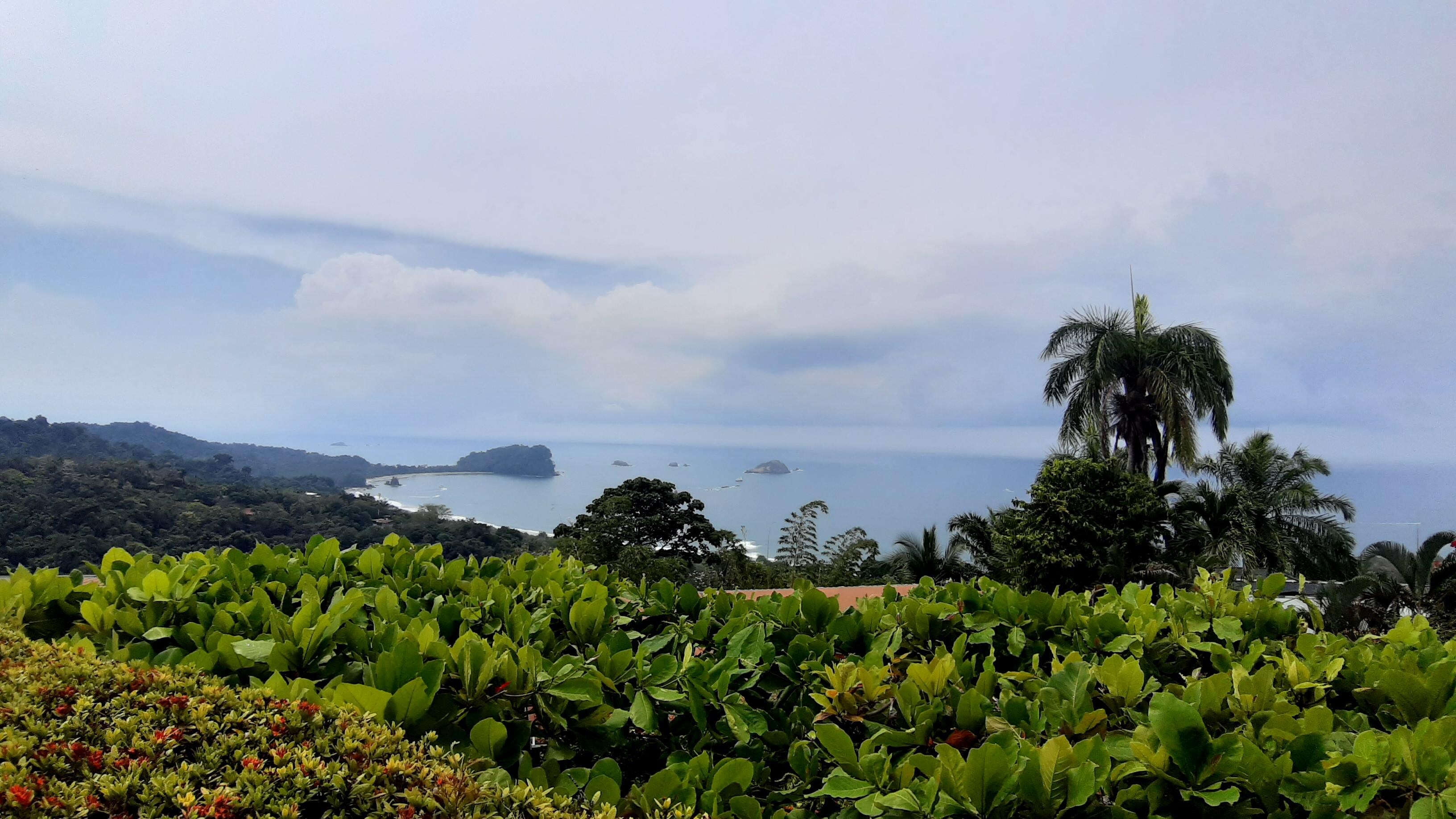 Vista desde la terraza para desayunar y restaurante