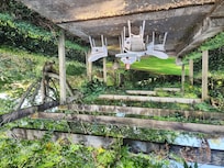 The pergola to while away the time