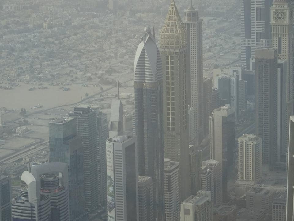 At the Dubai Mall, the largest mall in the world.