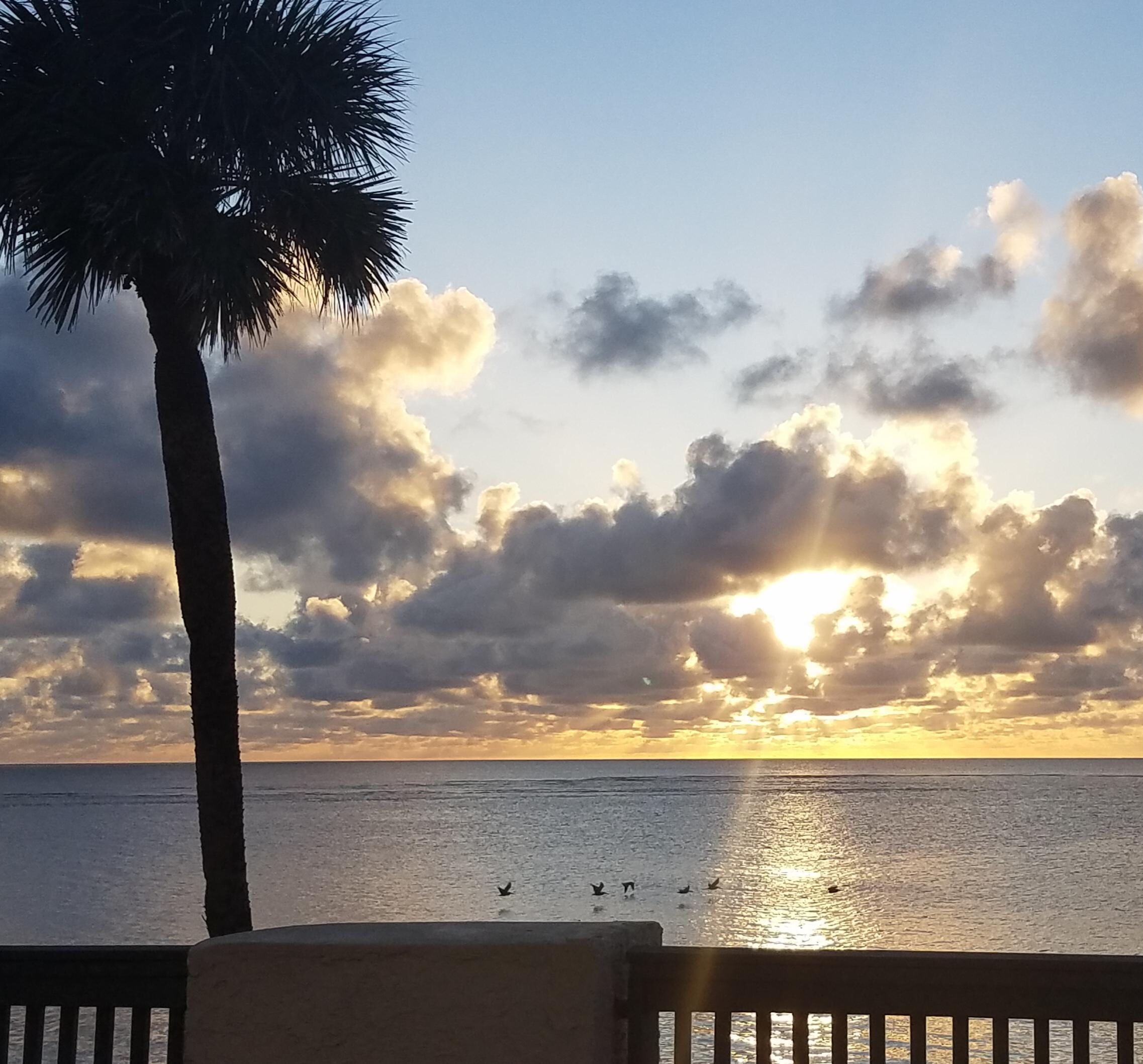 Morning sunrise from the room