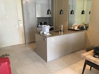 A well equipped kitchen