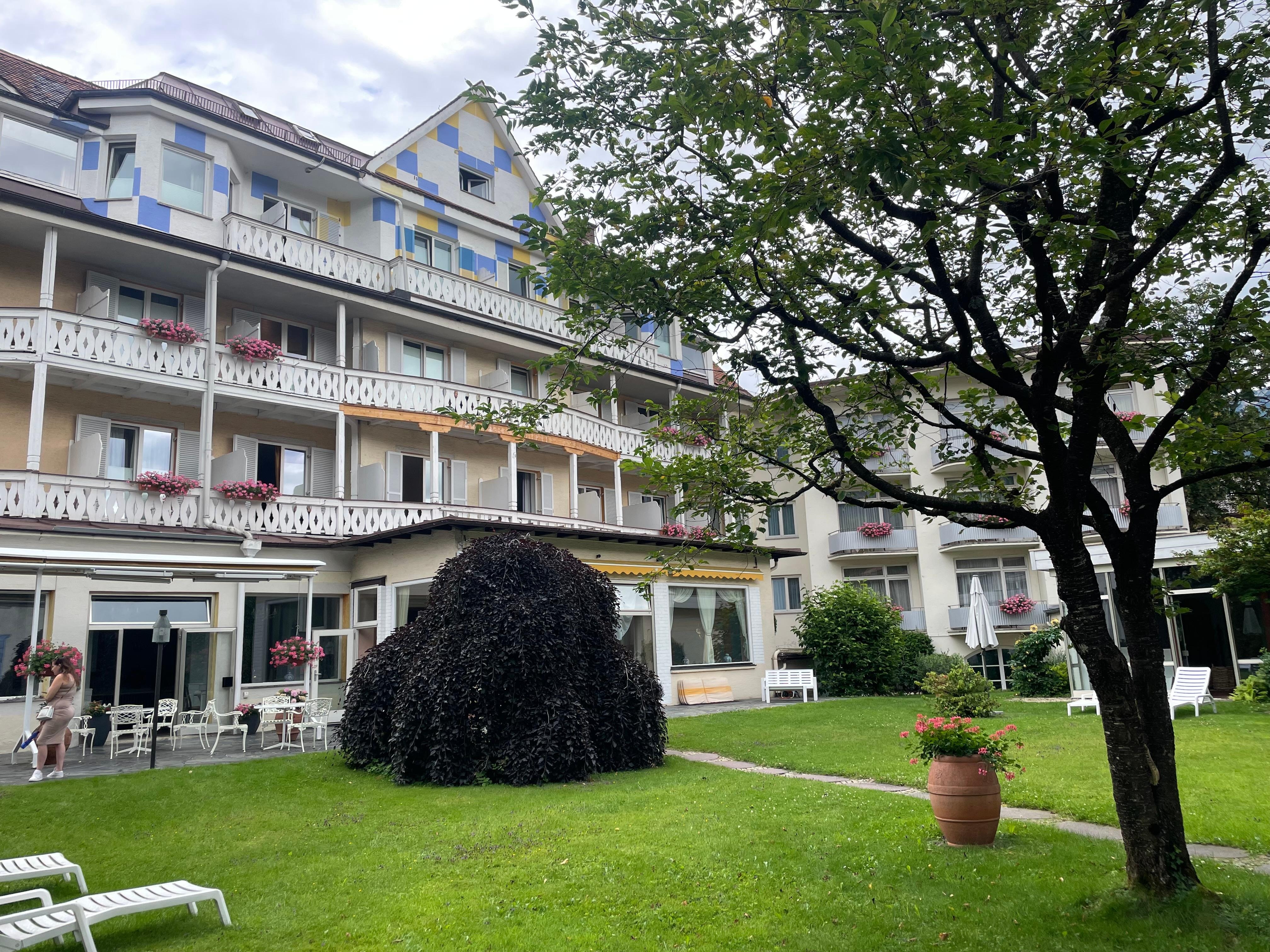 Hotel garden