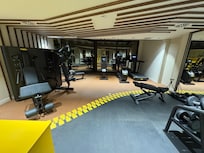 Well equipped and modern gym machines and equipments