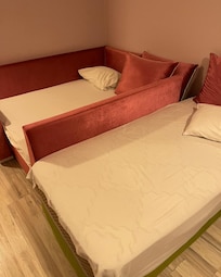 Probably they are keeping these extra beds also in here