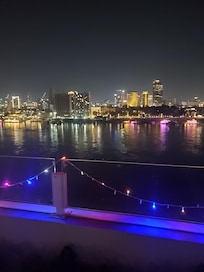 View from the rooftop lounge