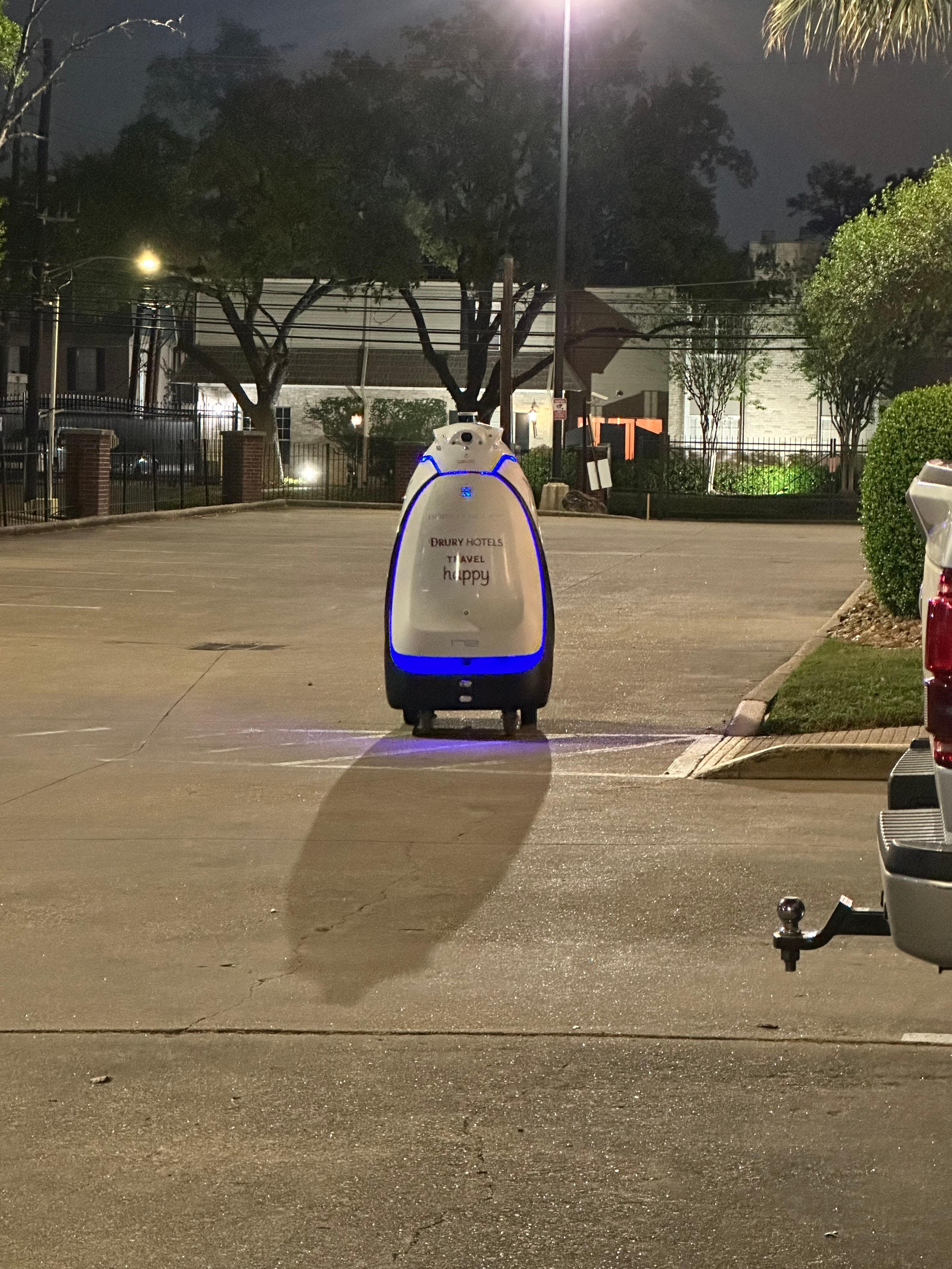 Robot parking guard!!