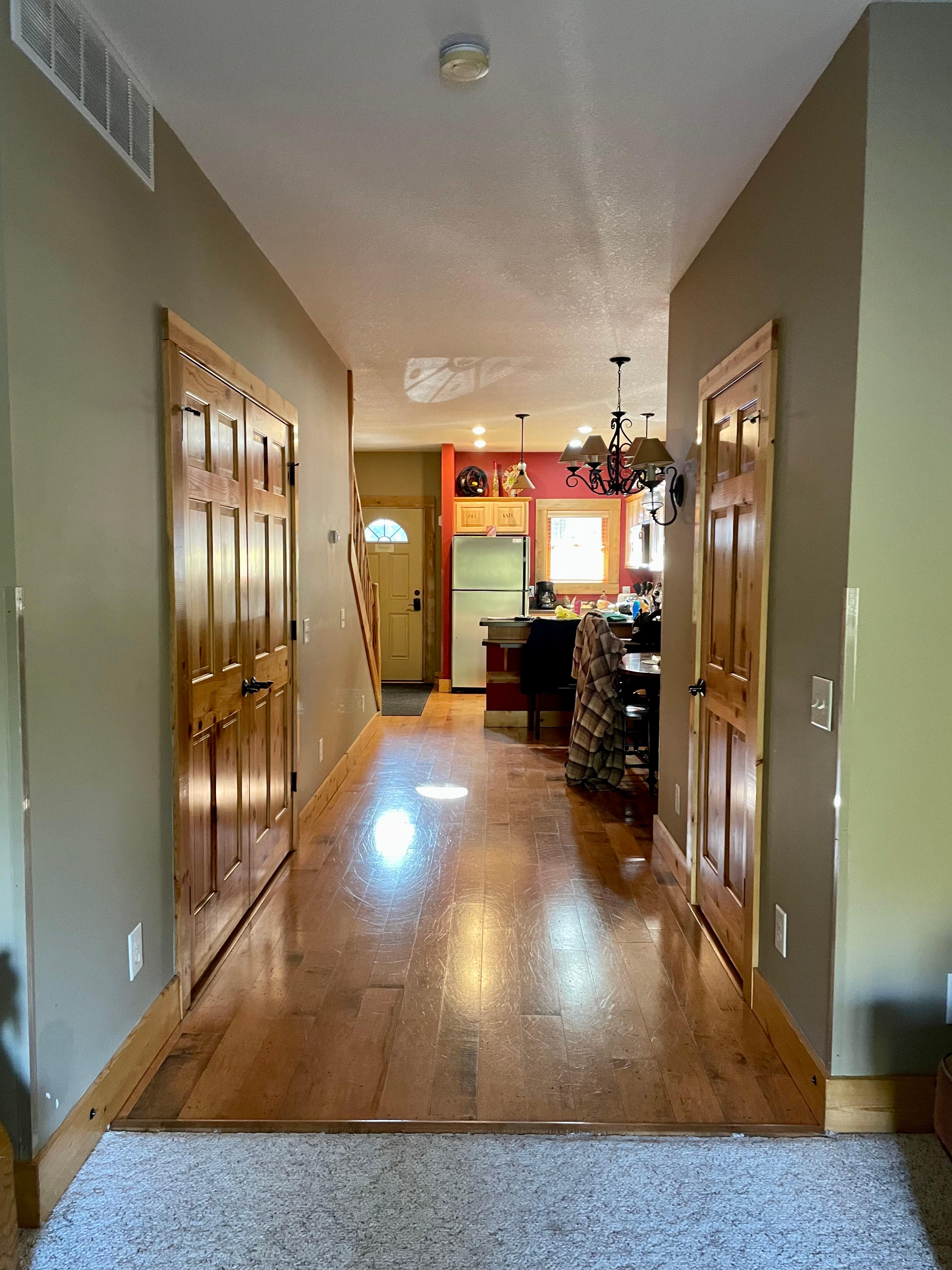 Downstairs looking toward kitchen