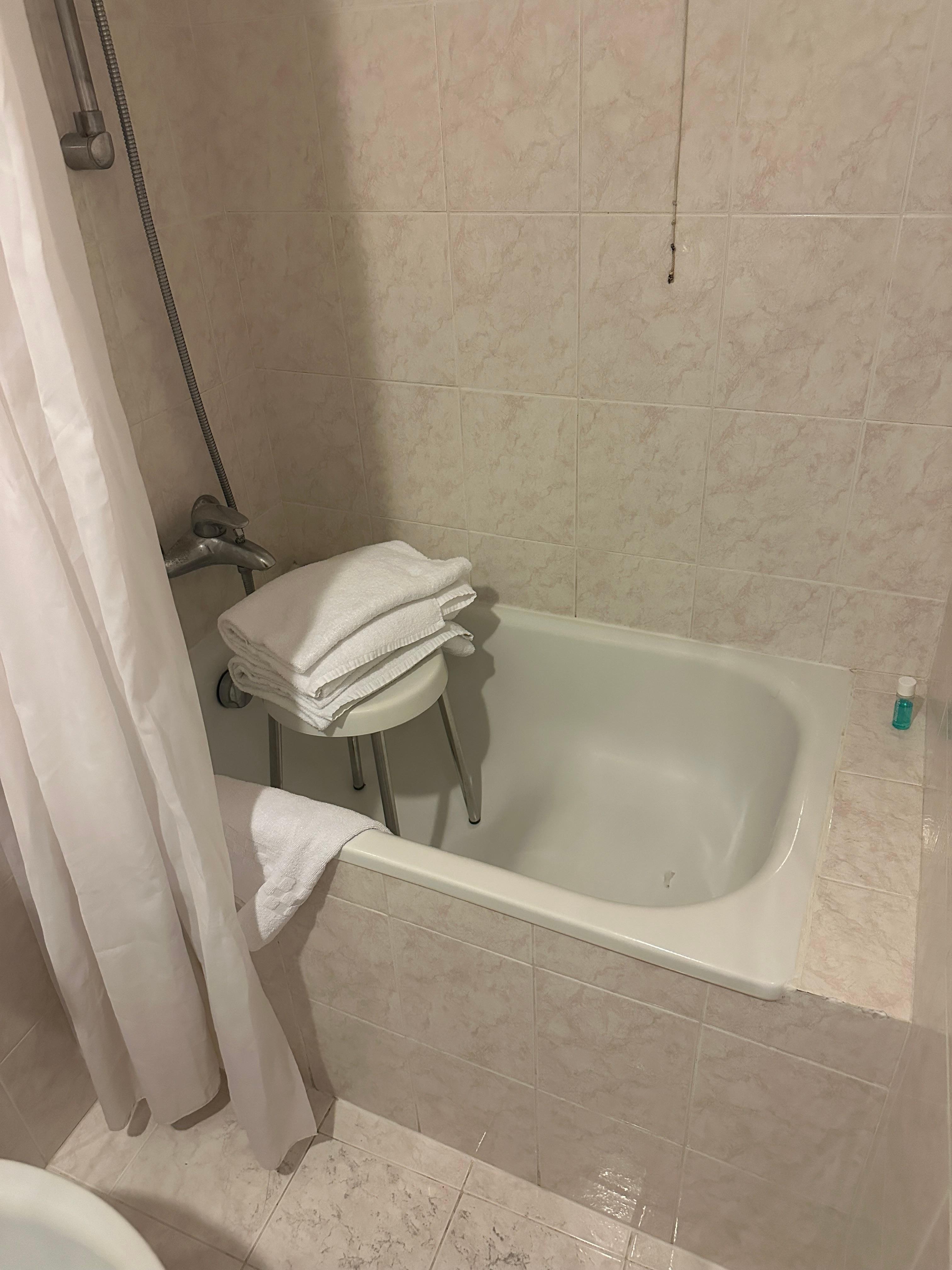 Picture of dangerous shower